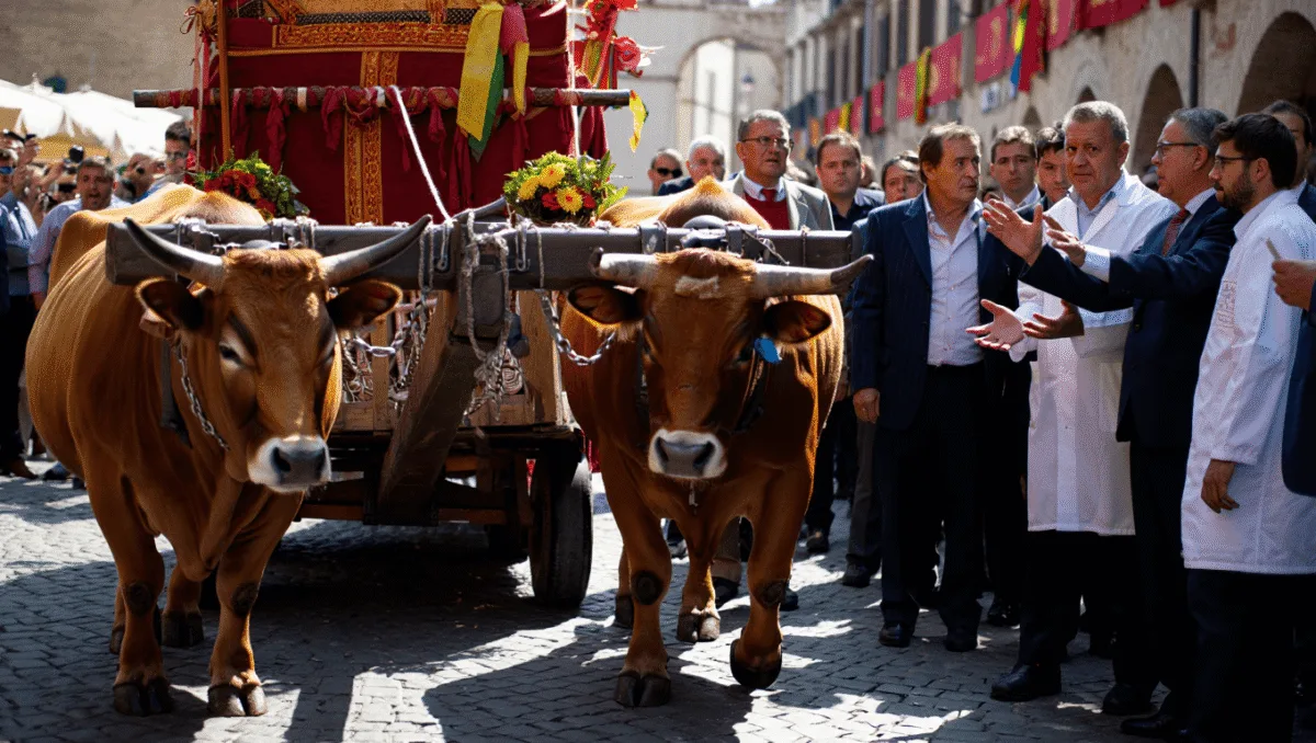 La dermatite incombe su Sant’Efisio: trattative col ministero per buoi del cocchio e traccas