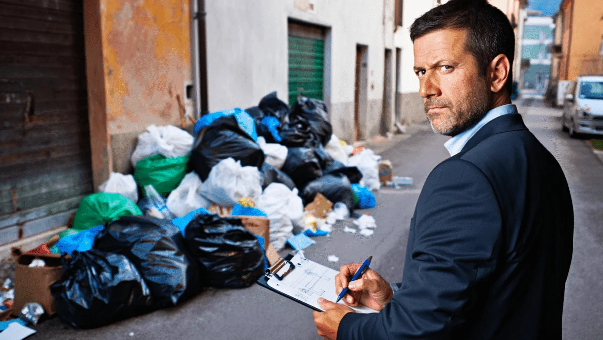 Bono e i rifiuti abbandonati fuori dai cestini, la furia del sindaco