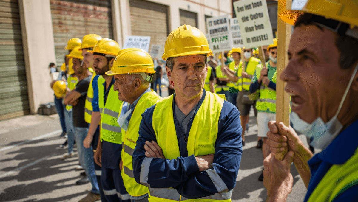 Va in scena lo sciopero che si fa lavorando