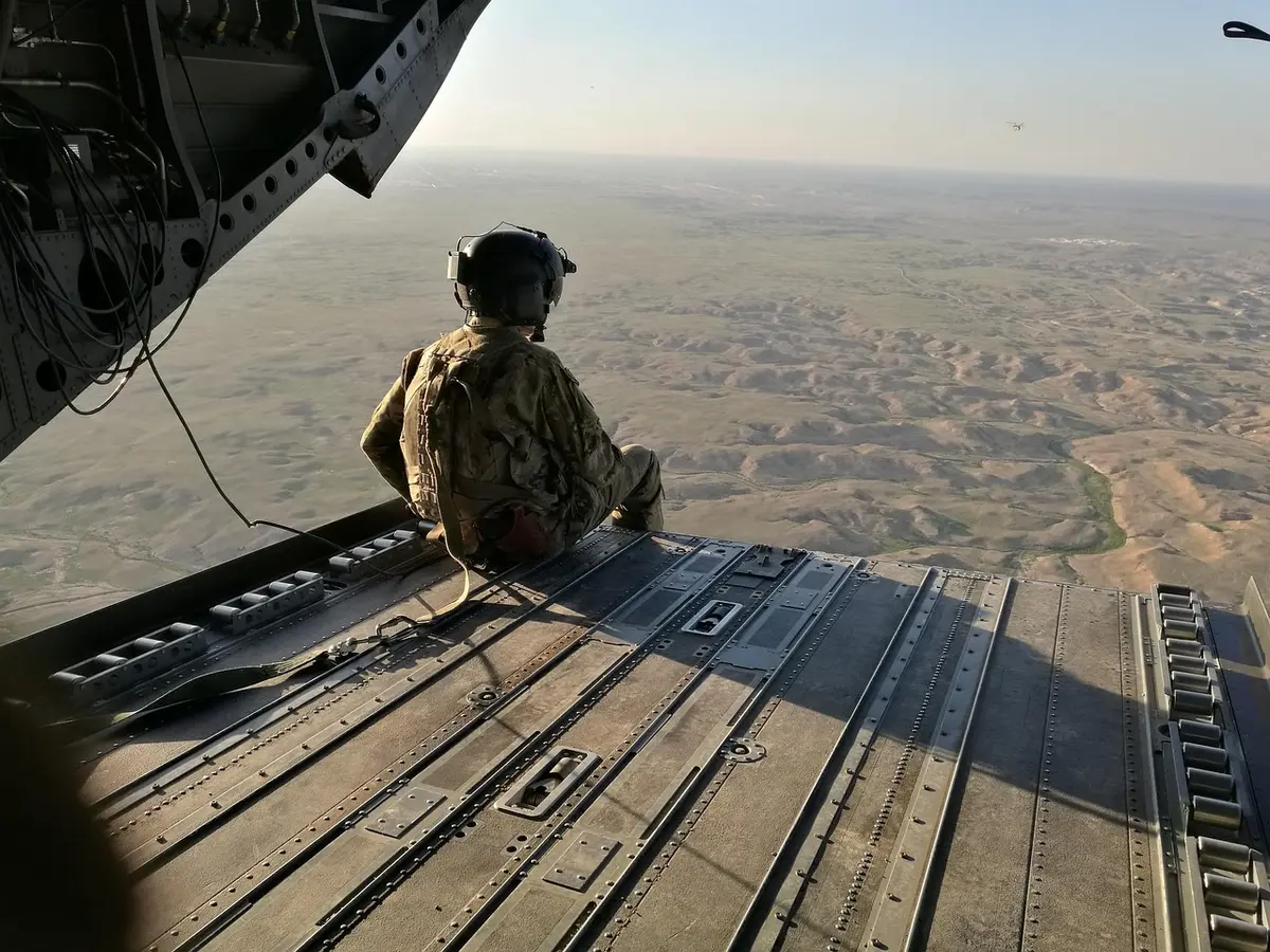 Militari in operazioni di dispiegamento presso un centro operativo
